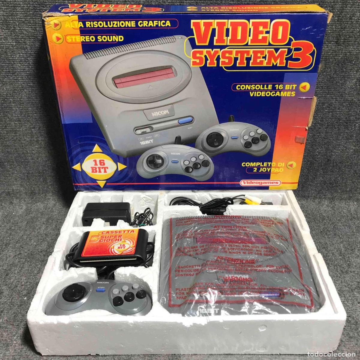 Videojuegos y consolas: NICOM VIDEO SYSTEM 3 SEGA MEGA DRIVE CLON - Foto 1