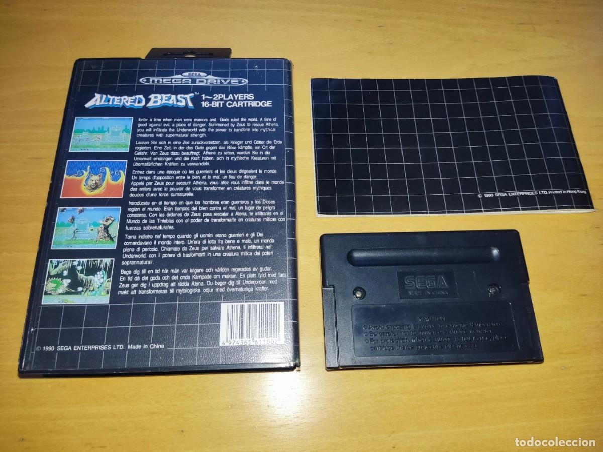 Videojuegos y consolas: ALTERED BEAST Mega Drive PAL Megadrive - Foto 2