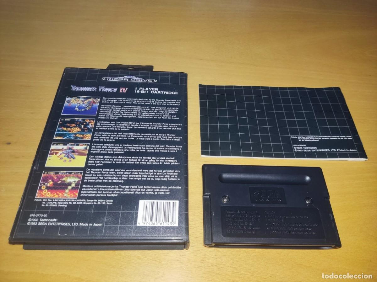 Videojuegos y consolas: THUNDER FORCE IV Mega Drive PAL Megadrive - Foto 2