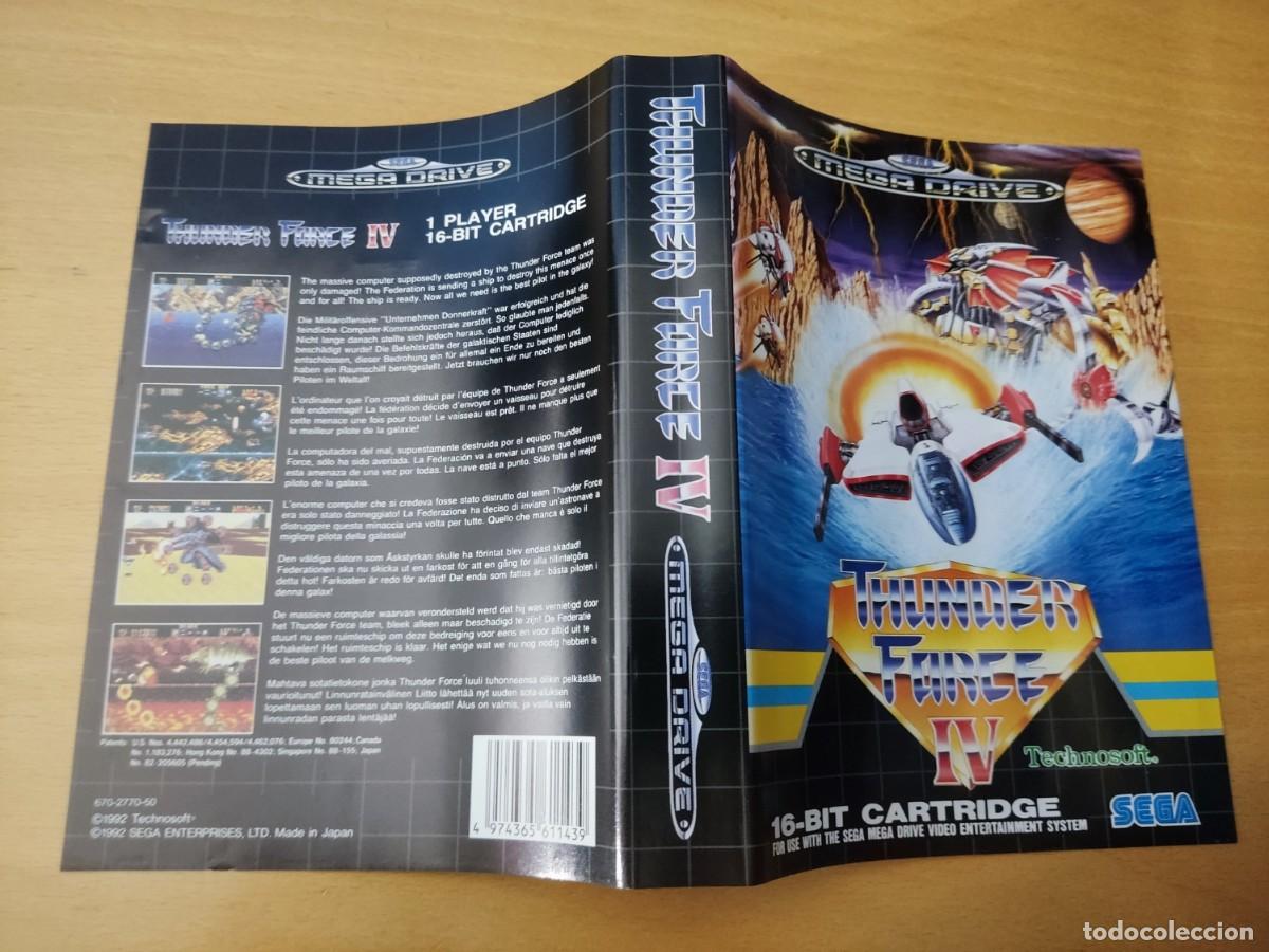 Videojuegos y consolas: THUNDER FORCE IV Mega Drive PAL Megadrive - Foto 5