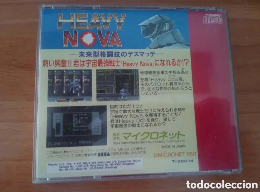 Videojuegos y consolas: Heavy nova Mega CD Ntsc Jap - Foto 2