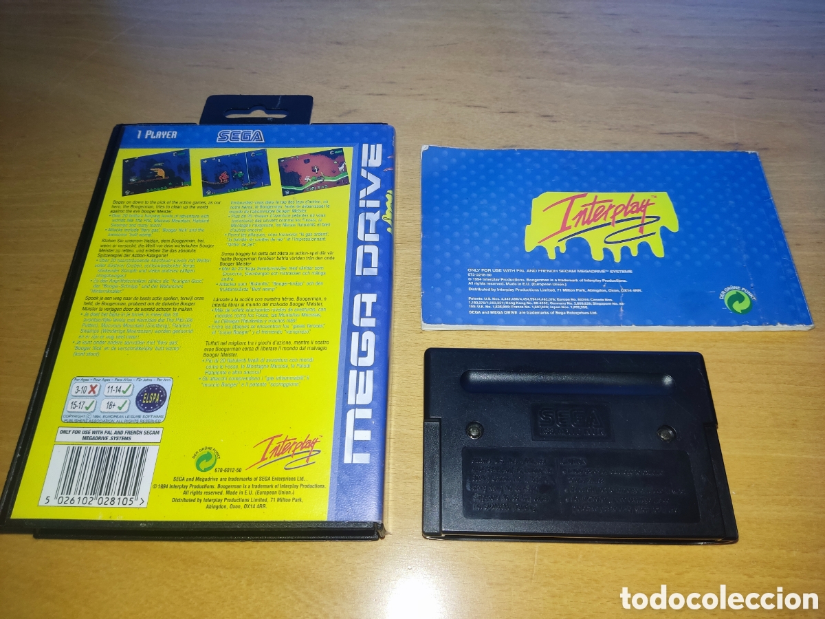 Videojuegos y consolas: BOOGERMAN Mega Drive Megadrive COMPLETO PAL - Foto 2