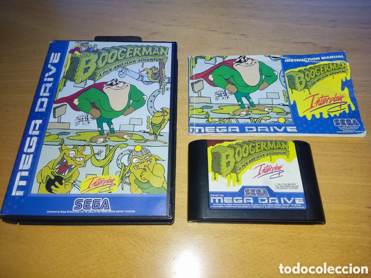 Videojuegos y consolas: BOOGERMAN Mega Drive Megadrive COMPLETO PAL - Foto 1