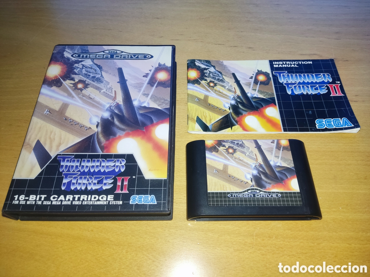 Videojuegos y consolas: THUNDER FORCE II Mega Drive Megadrive COMPLETO PAL - Foto 1