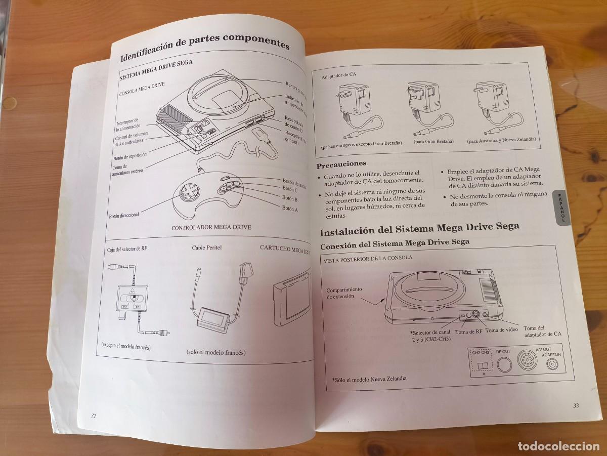 Videojuegos y consolas: LIBRO DE INSTRUCCIONES , MANUAL DE SEGA MEGA DRIVE 1 - Foto 6