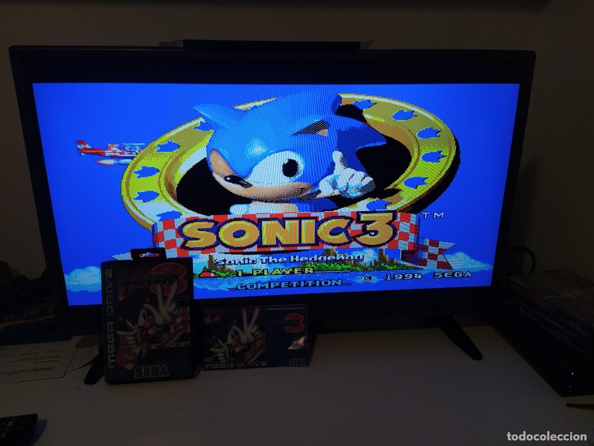 Videojuegos y consolas: SONIC 3 SEGA MEGADRIVE , ORIGINAL 100% - Foto 2