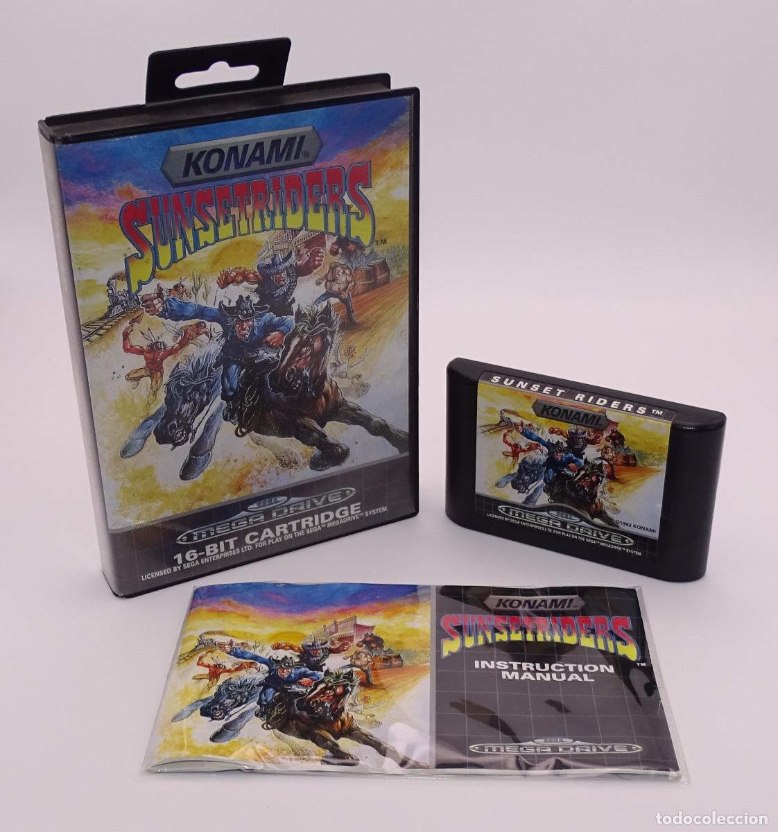 Videojuegos y consolas: Sunsetriders Sunset Riders Sega Megadrive Mega Drive - Foto 1