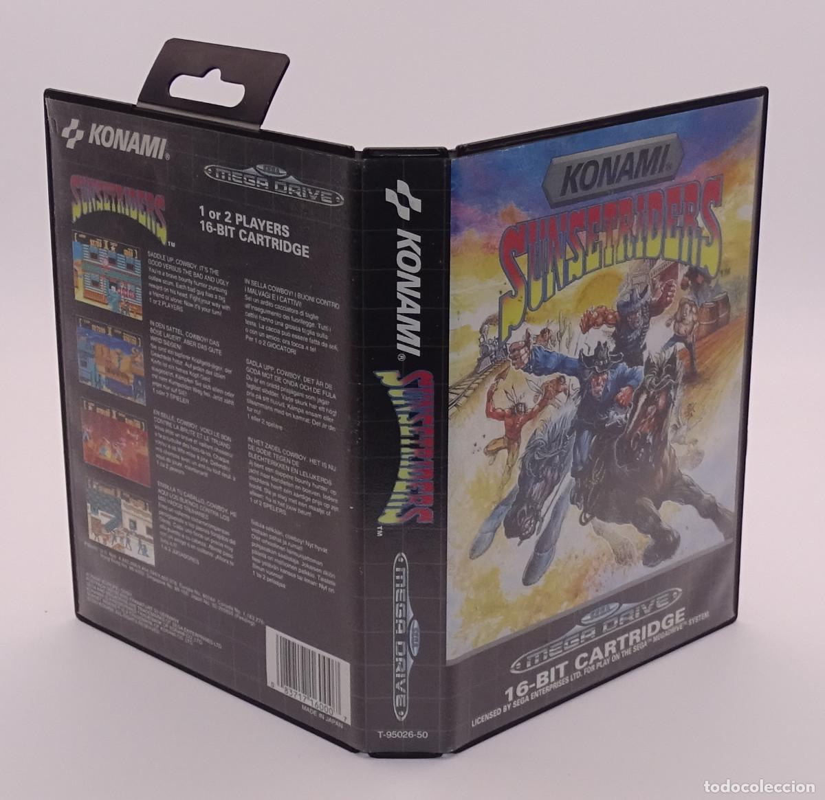 Videojuegos y consolas: Sunsetriders Sunset Riders Sega Megadrive Mega Drive - Foto 3