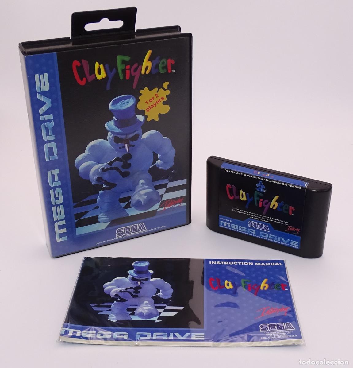 Videojuegos y consolas: Clay Fighters Fighter Sega Megadrive Mega Drive - Foto 1