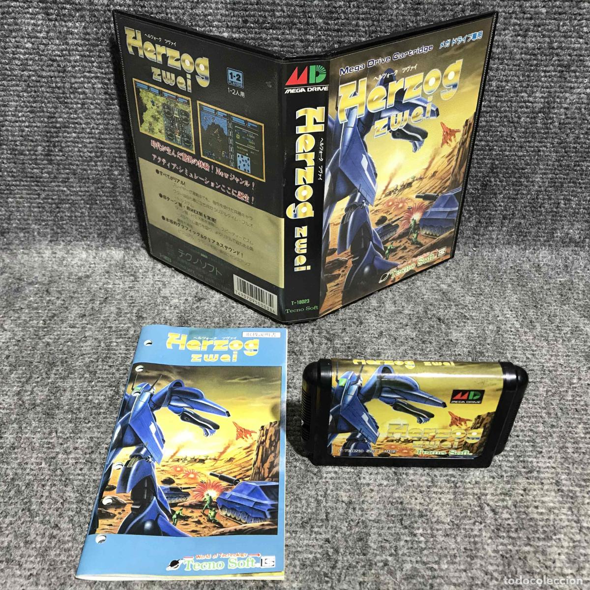 Videojuegos y consolas: HERZOG ZWEI JAP SEGA MEGA DRIVE - Foto 1