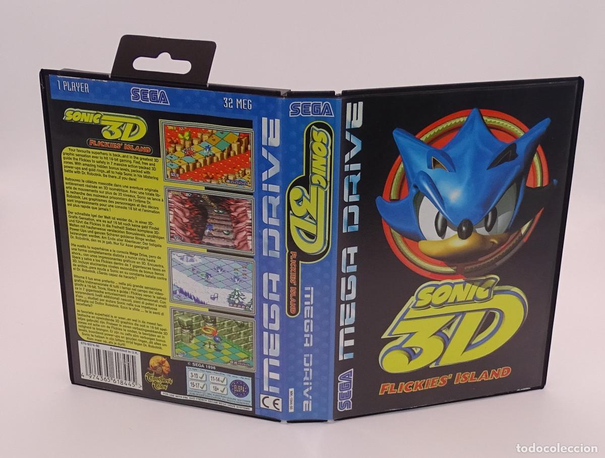 Videojuegos y consolas: Sonic 3D Sega Megadrive Mega Drive - Foto 3