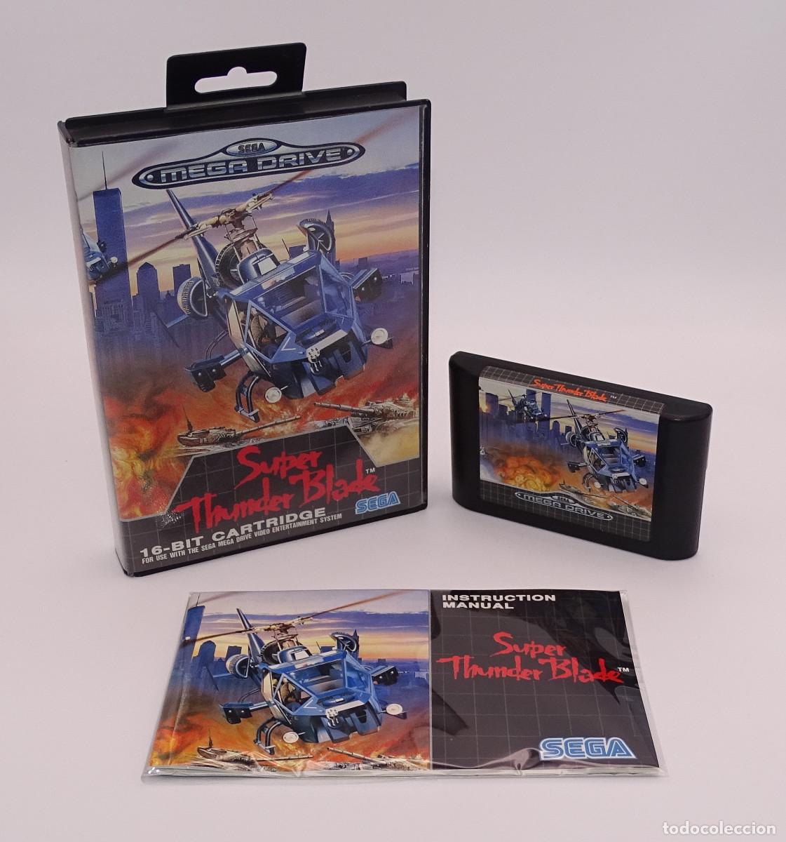 Videojuegos y consolas: Super Thunder Blade Sega Megadrive Mega Drive - Foto 1