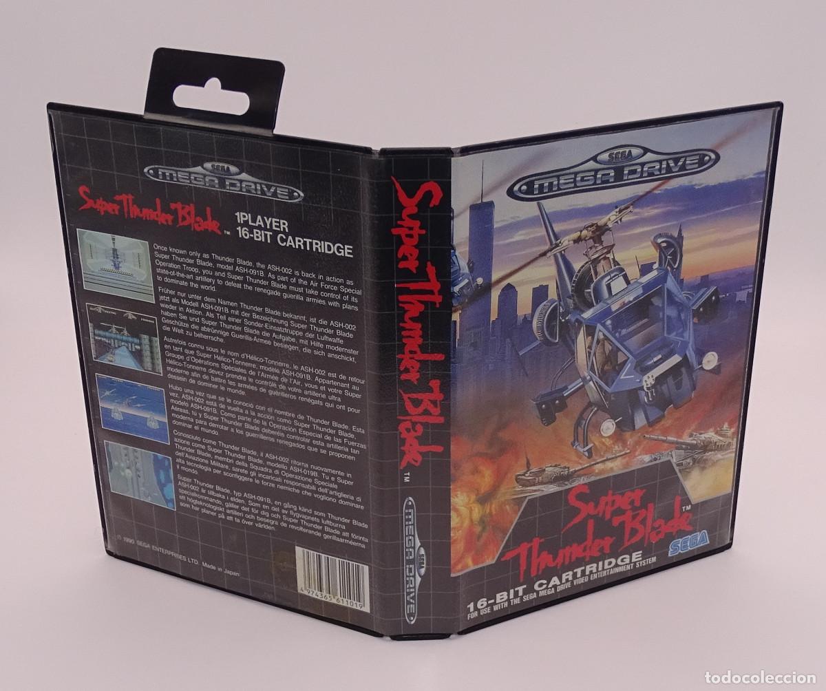 Videojuegos y consolas: Super Thunder Blade Sega Megadrive Mega Drive - Foto 3