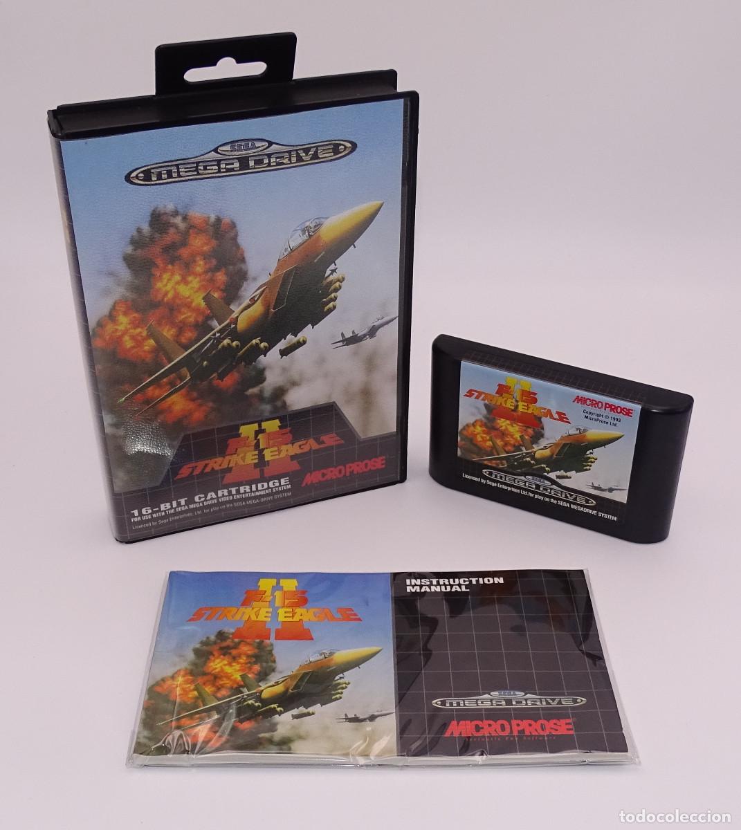 Videojuegos y consolas: F-15 Strike Eagle II Sega Megadrive Mega Drive - Foto 1