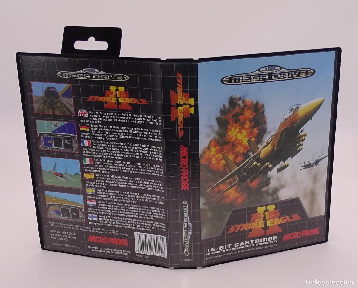 Videojuegos y consolas: F-15 Strike Eagle II Sega Megadrive Mega Drive - Foto 3