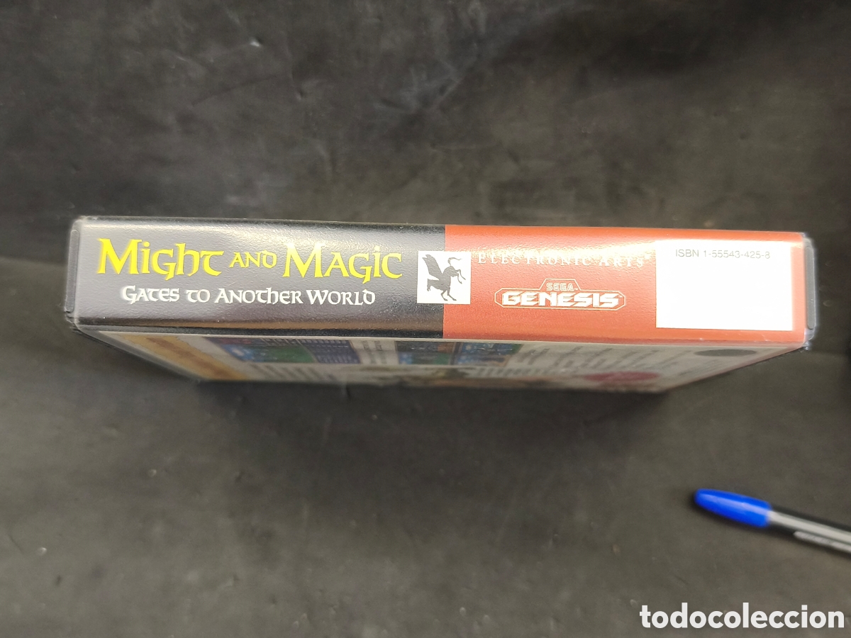 Videojuegos y consolas: Megadrive Might and Magic, completo, tapas manual forradas - Foto 3