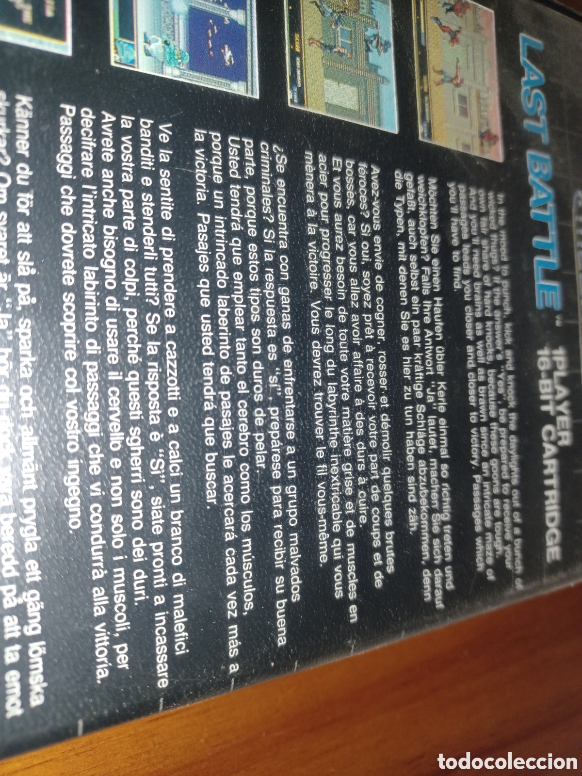 Videojuegos y consolas: Videojuego last batlle mega drive completo - Foto 4