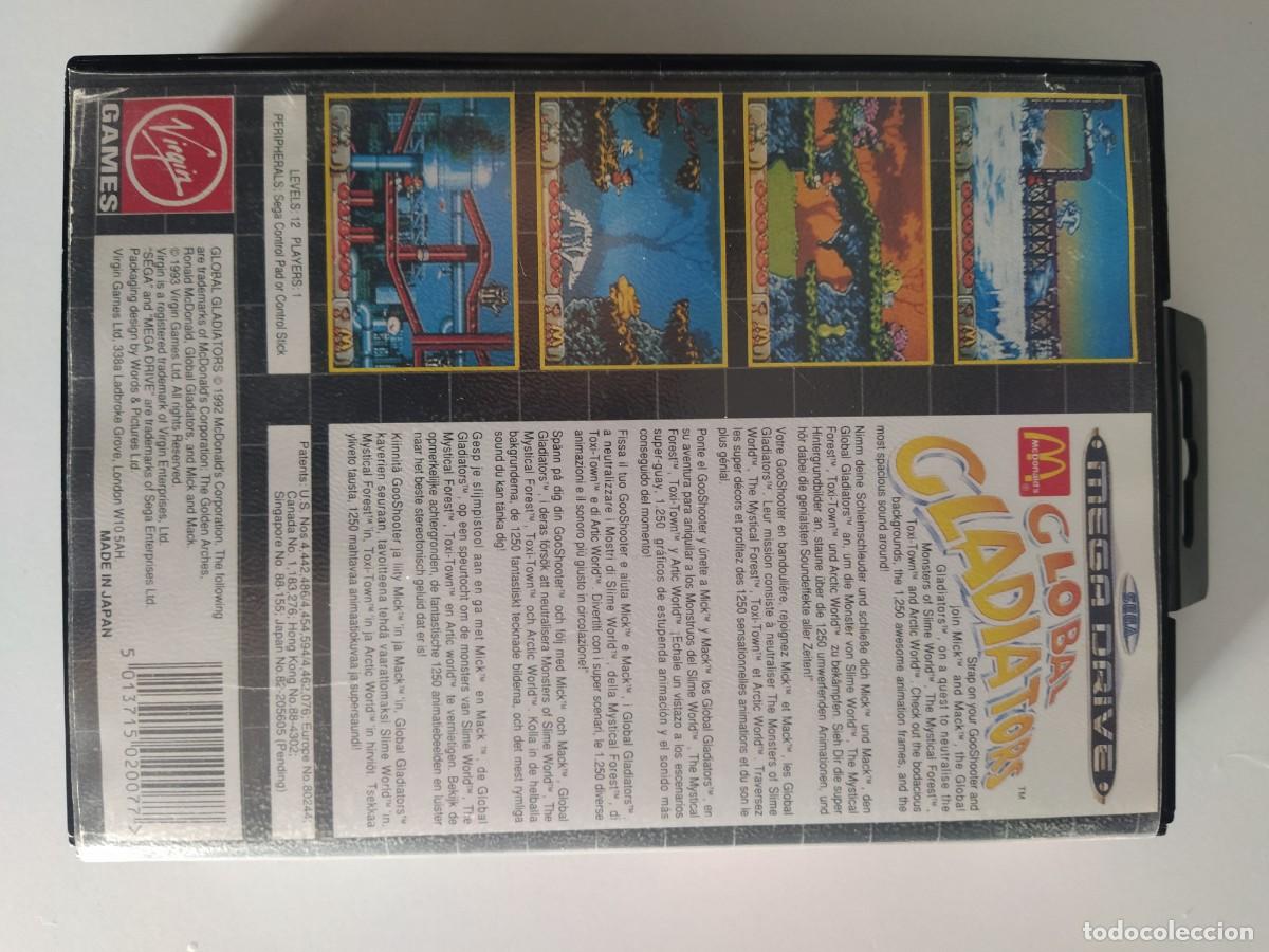 Videojuegos y consolas: GLOBAL GLADIATORS SEGA MEGADRIVE COMPLETO , ORIGINAL - Foto 3