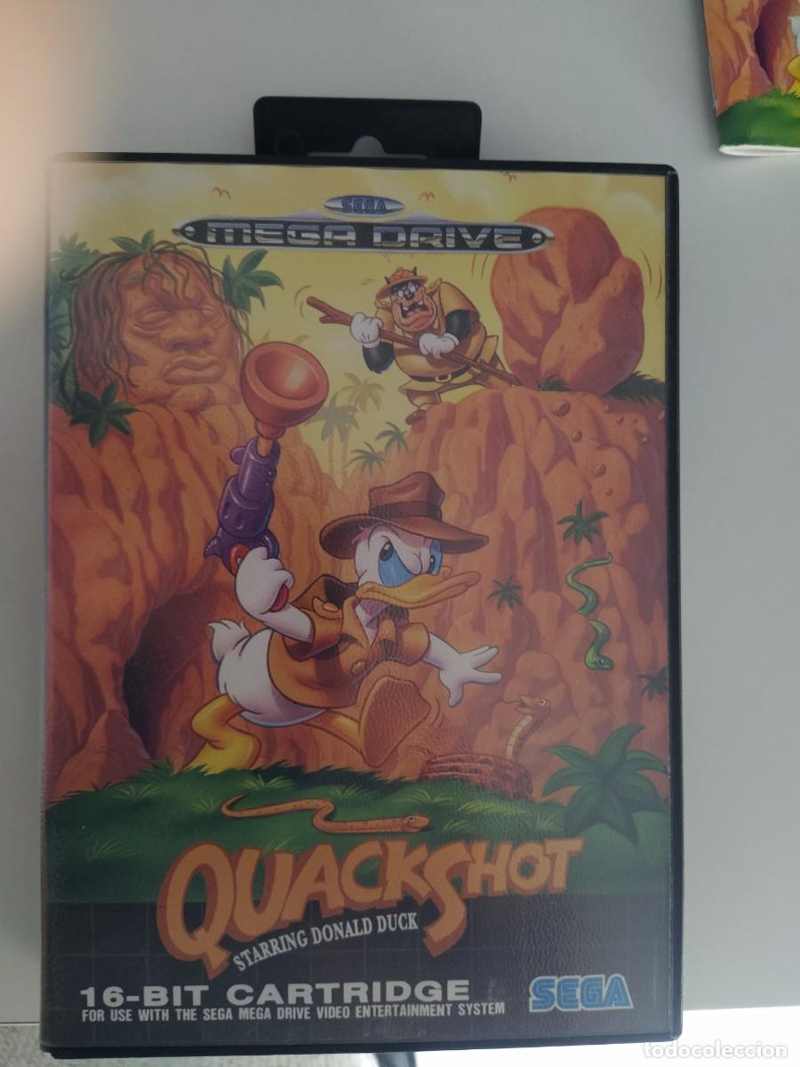 Jeu Quackshot Sur Mega Drive (Sega Genesis) – Bon état, Cartouche Seulement