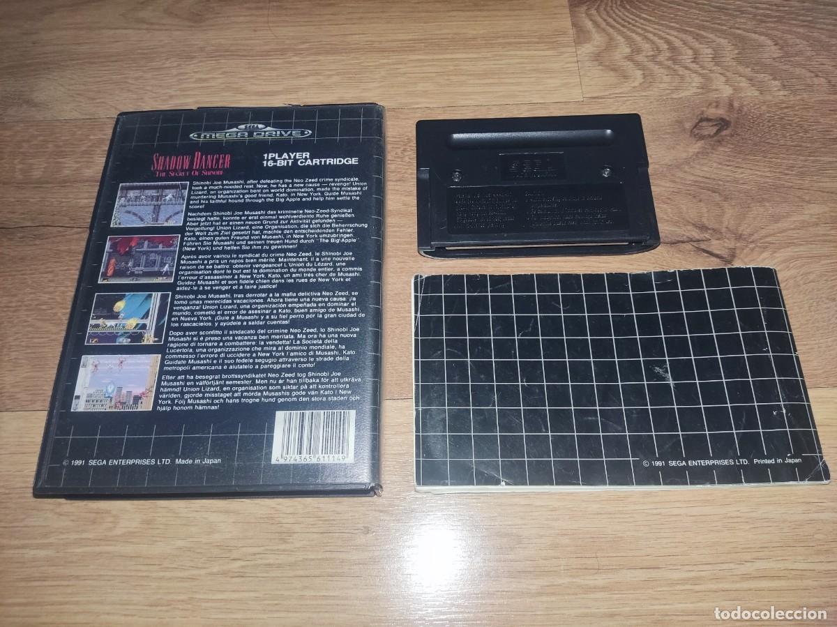Videojuegos y consolas: SHADOW DANCER Mega Drive PAL Megadrive - Foto 2