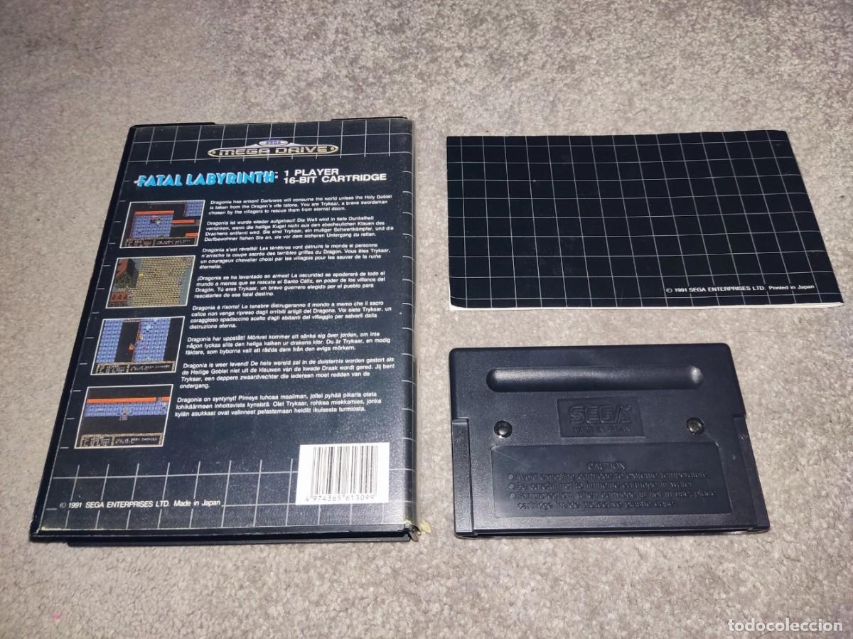 Videojuegos y consolas: FATAL LABYRINTH Mega Drive Megadrive PAL Completo - Foto 2