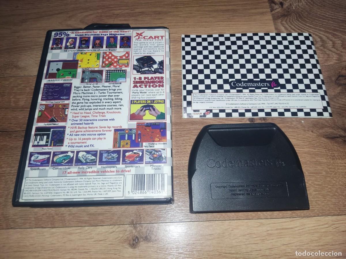 Videojuegos y consolas: MICRO MACHINES Mega Drive Megadrive PAL Completo - Foto 2
