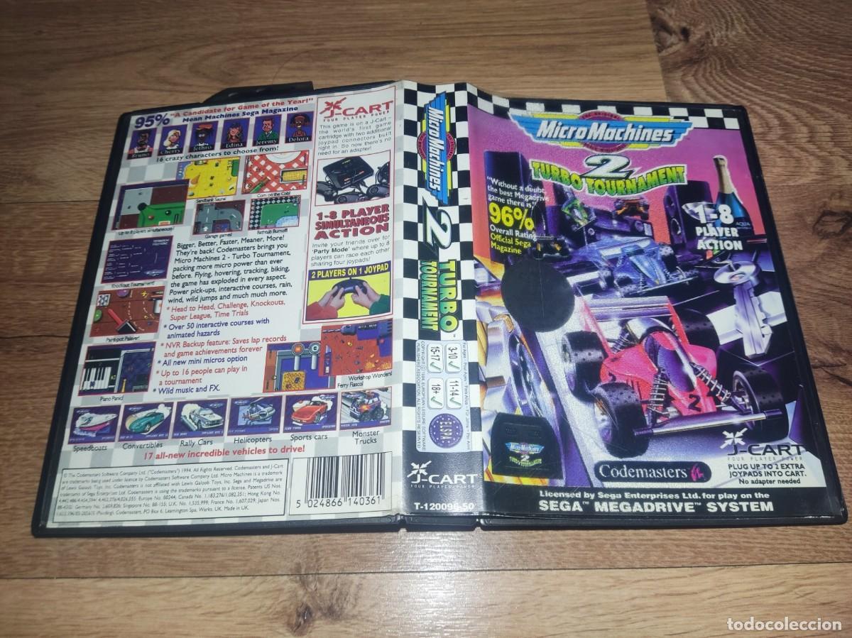 Videojuegos y consolas: MICRO MACHINES Mega Drive Megadrive PAL Completo - Foto 3
