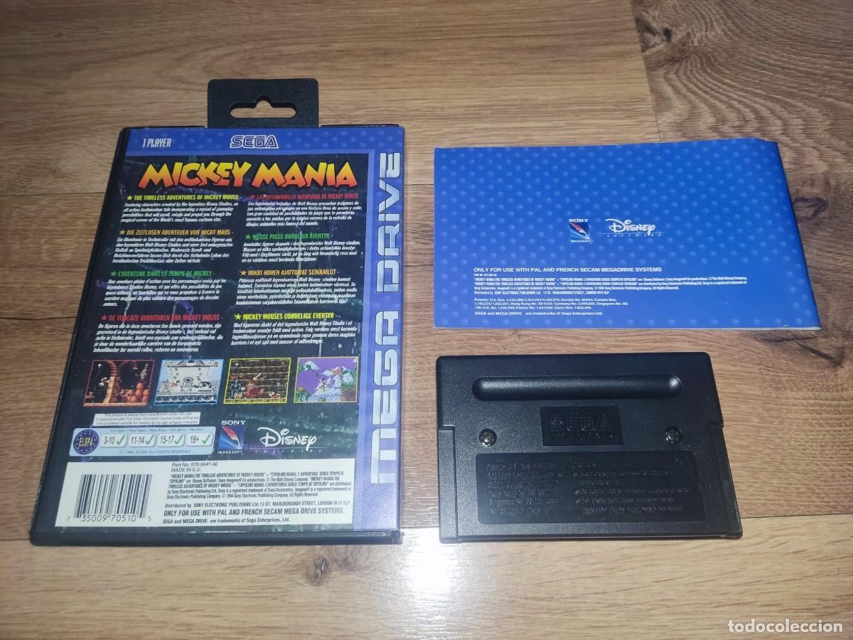 Videojuegos y consolas: MICKEY MANIA Mega Drive Megadrive PAL Completo - Foto 2