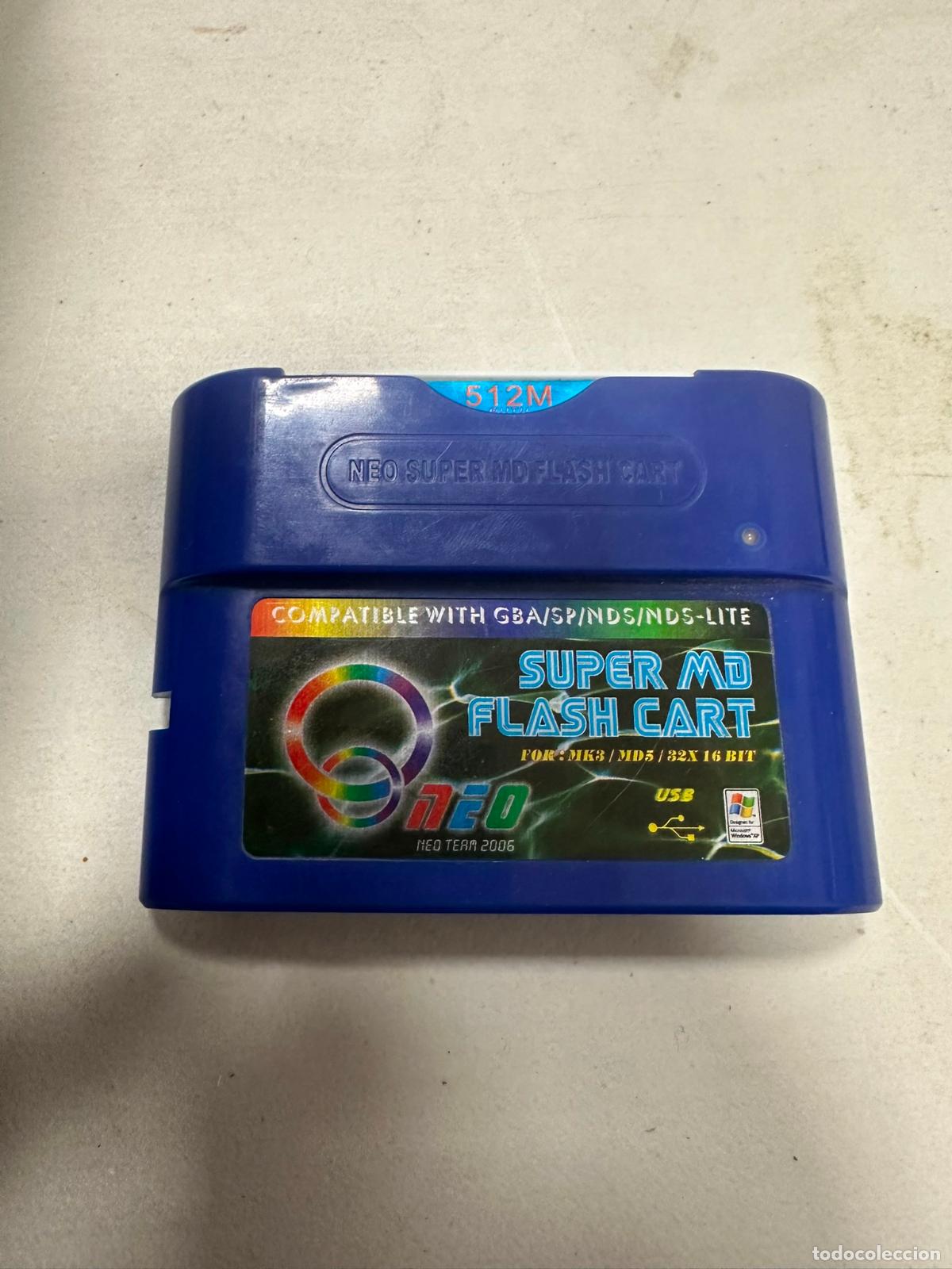 Videojuegos y consolas: Super MD Flash Cart - Sega Megadrive MD - - Foto 1