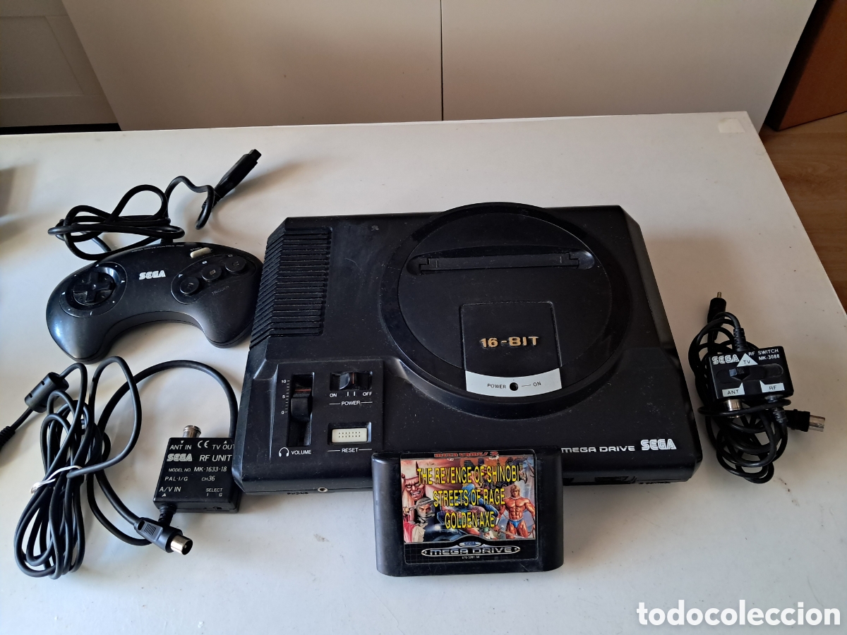 Videogiochi e Consoli: CONSOLA MEGA DRIVE SEGA 16-BIT CON ADAPTADOR TV NO PROBADA