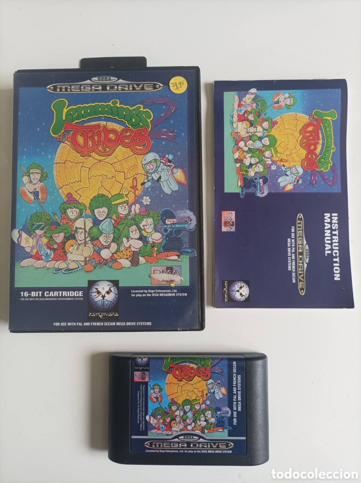 Videojuegos y Consolas: Juego Lemmings 2 Tribes sega megadrive Completo pal 16-bit