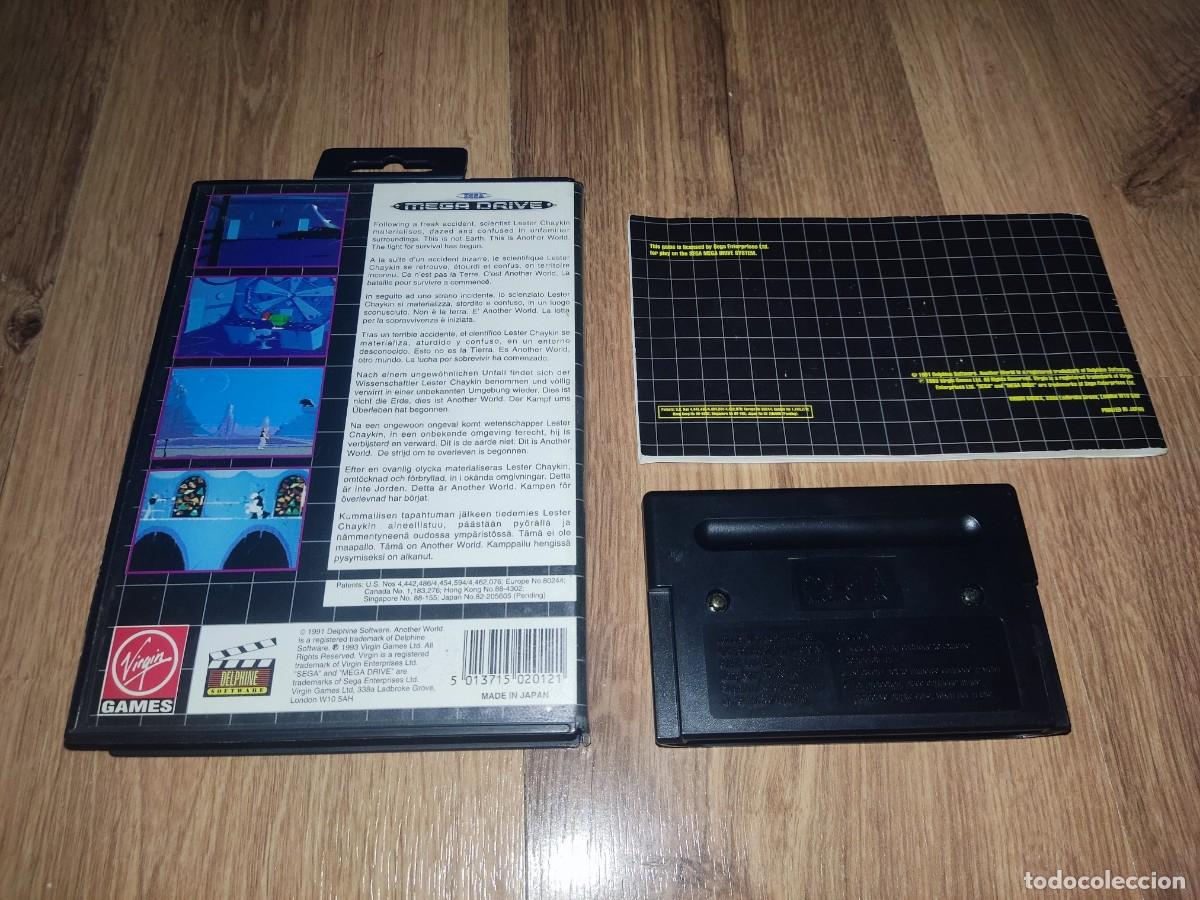 Videojuegos y consolas: ANOTHER WORLD Mega Drive PAL Megadrive - Foto 2