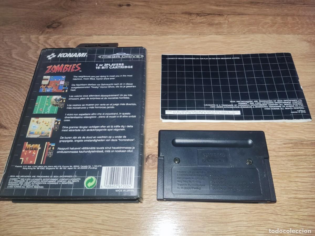 Videojuegos y consolas: ZOMBIES Mega Drive PAL Completo - Foto 2