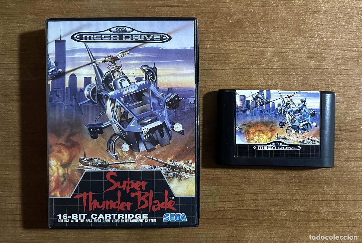 Videojuegos y consolas: SUPER THUNDER BLADE MEGADRIVE PAL EUR - Foto 1
