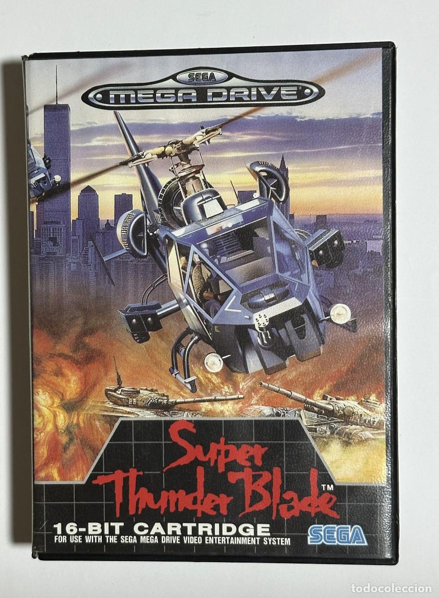 Videojuegos y consolas: SUPER THUNDER BLADE MEGADRIVE PAL EUR - Foto 2
