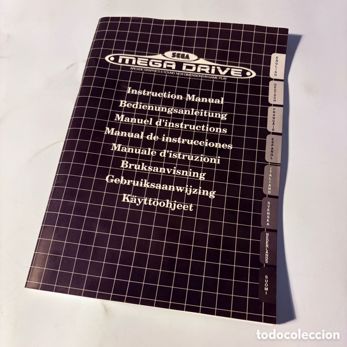 Videojuegos y Consolas: manual de instrucciones de 1992 consola sega mega drive megadrive