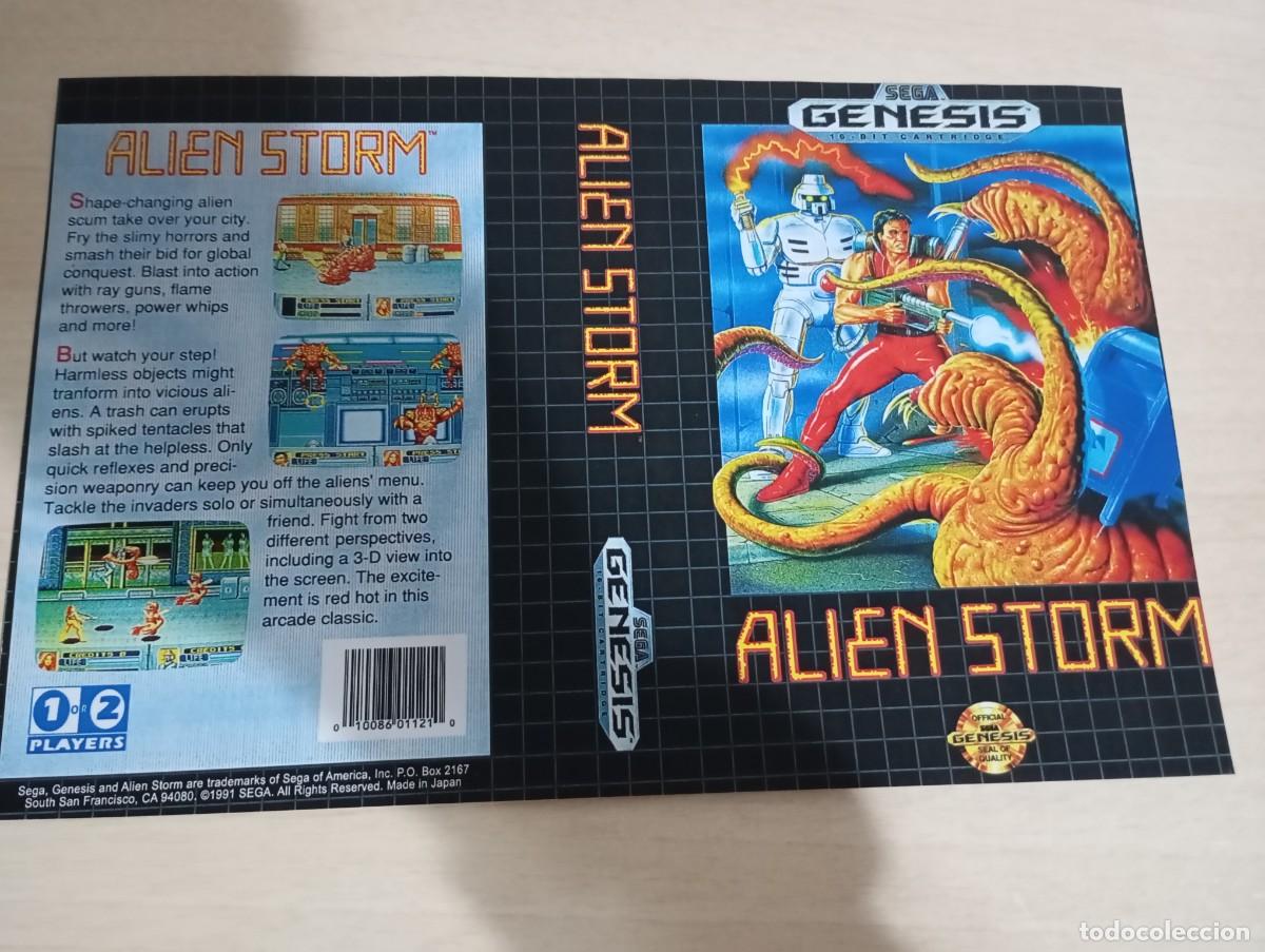 Videojuegos y consolas: Portada Sega Megadrive Genesis Alien Storm - Foto 1