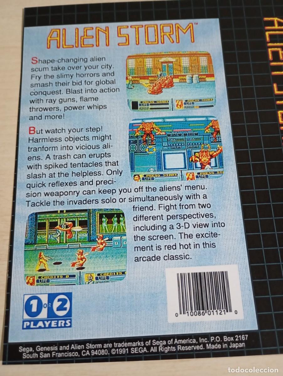 Videojuegos y consolas: Portada Sega Megadrive Genesis Alien Storm - Foto 2