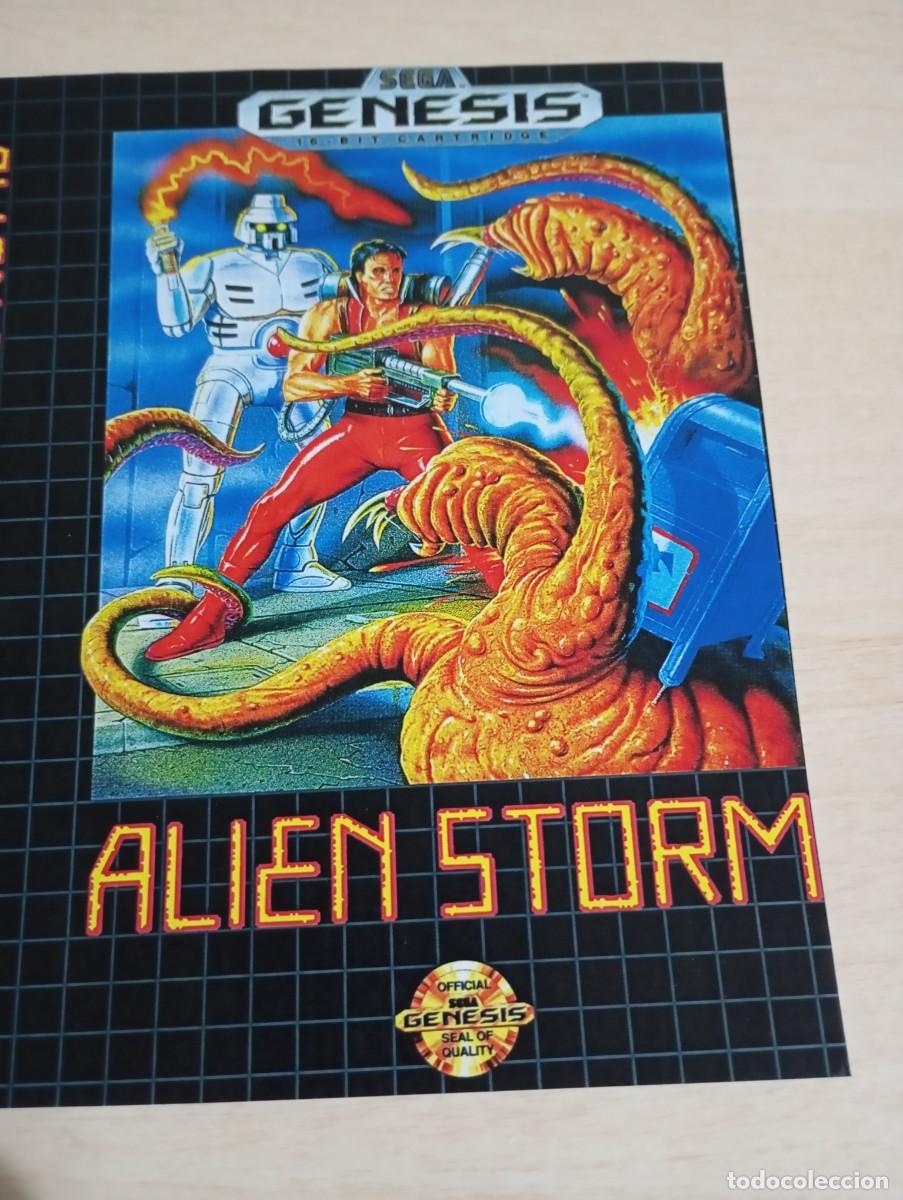 Videojuegos y consolas: Portada Sega Megadrive Genesis Alien Storm - Foto 3