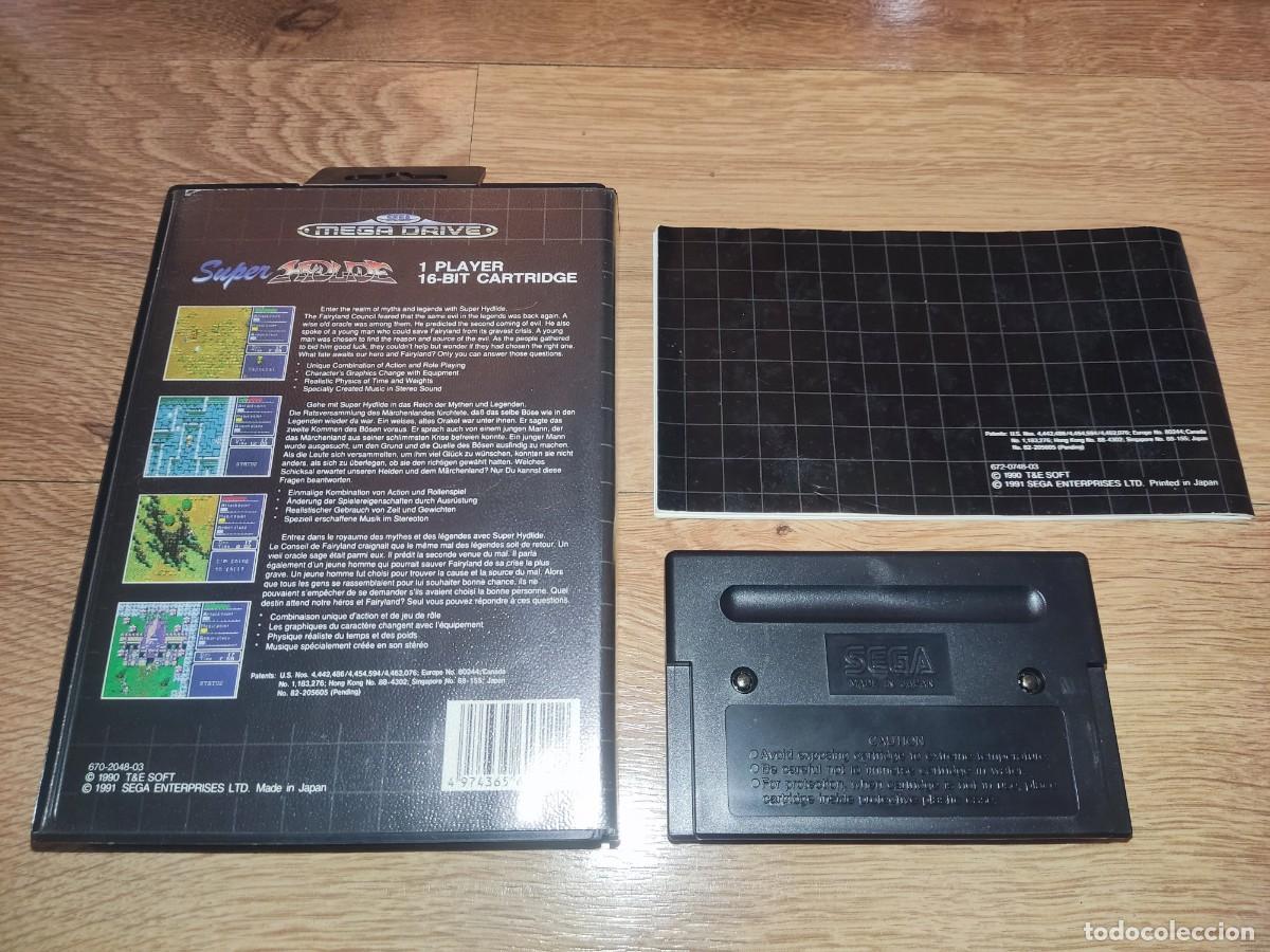 Videojuegos y consolas: SUPER HYDLIDE Mega Drive PAL Megadrive COMPLETO - Foto 2