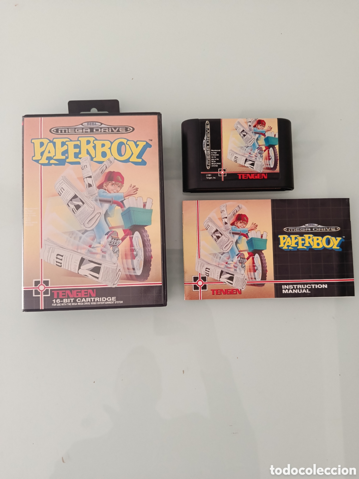 Videospiele und Konsolen: COMO NUEVO PAPERBOY MEGA DRIVE