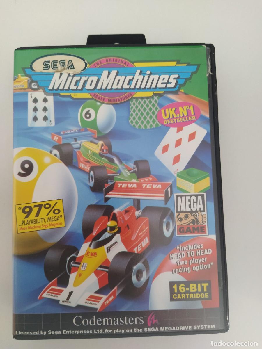 Videojuegos y Consolas: MICRO MACHINES SEGA MEGADRIVE ,COMPLETO Y TOTALMENTE ORIGINAL