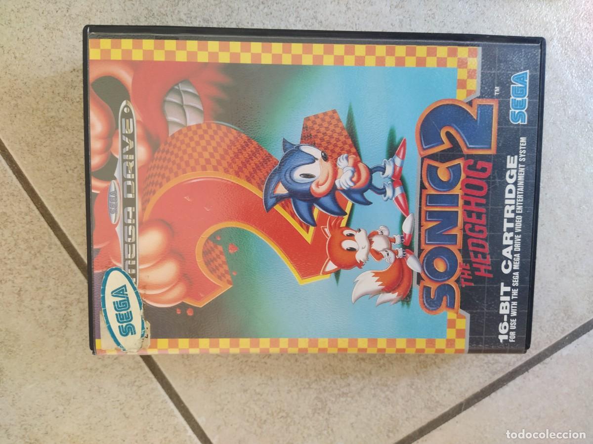 Videojuegos y Consolas: SONIC 2 SEGA MEGADRIVE COMPLETO PAL-EUROPA , ORIGINAL 100%