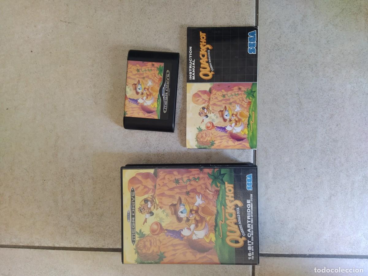 Videojuegos y Consolas: QUACKSHOT SEGA MEGADRIVE COMPLETO PAL-EUROPA , ORIGINAL 100%