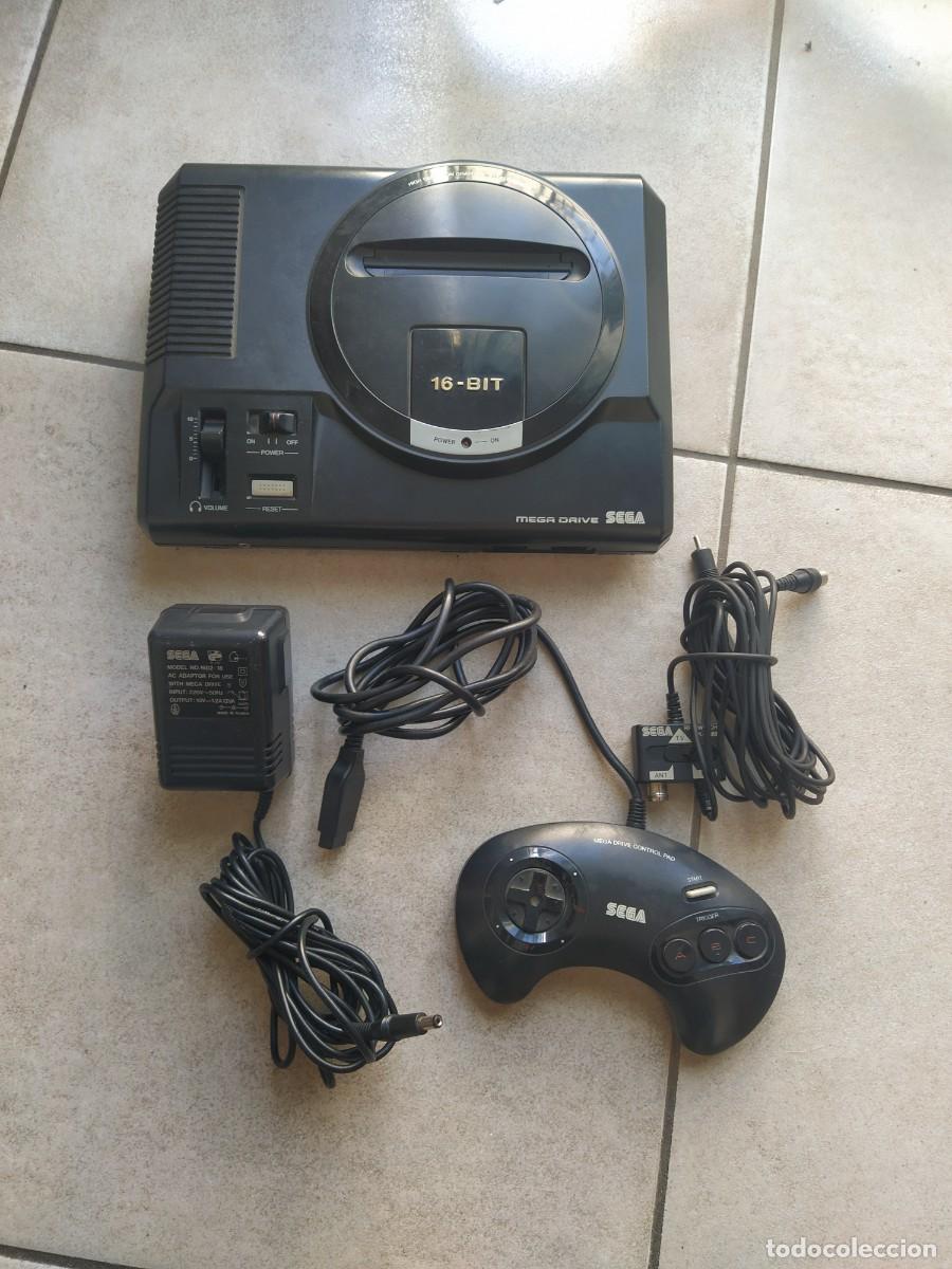 Videojuegos y Consolas: CONSOLA SEGA MEGADRIVE CON MANDO Y CABLES , FUNCIONA PERFECTAMENTE