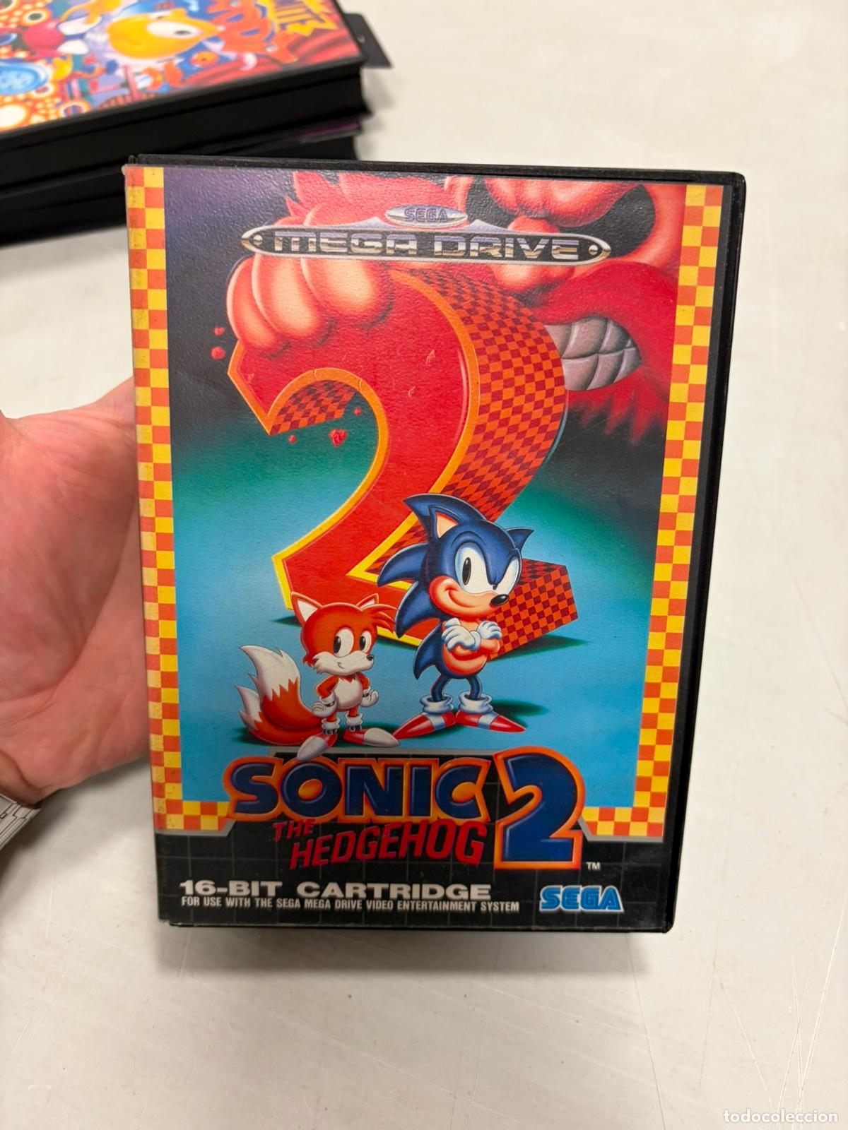 Videojuegos y Consolas: Sonic the hedgehog 2 - Sega megadrive MD Mega drive - PAL Completo