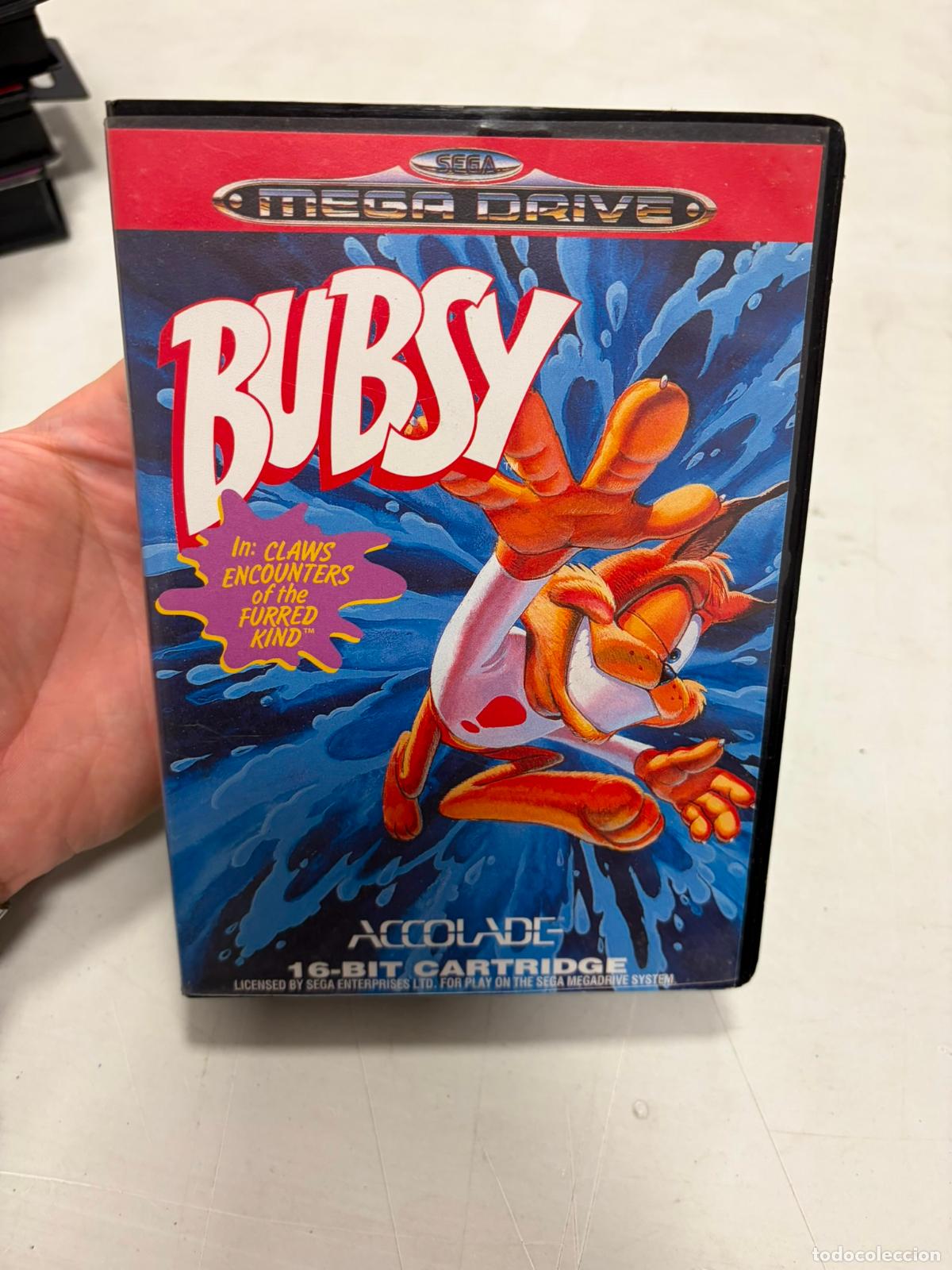 Videojuegos y Consolas: Bubsy - Sega megadrive MD Mega drive - PAL Completo