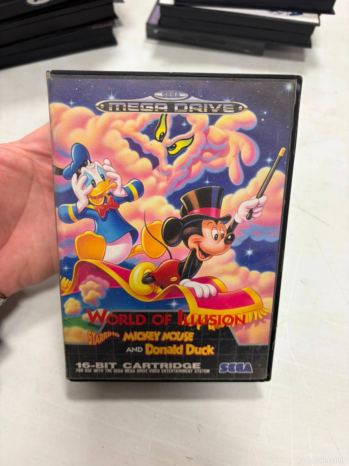 Videojuegos y Consolas: World of illusion Starring mickey mouse Sega megadrive MD Mega drive - PAL Sin manual