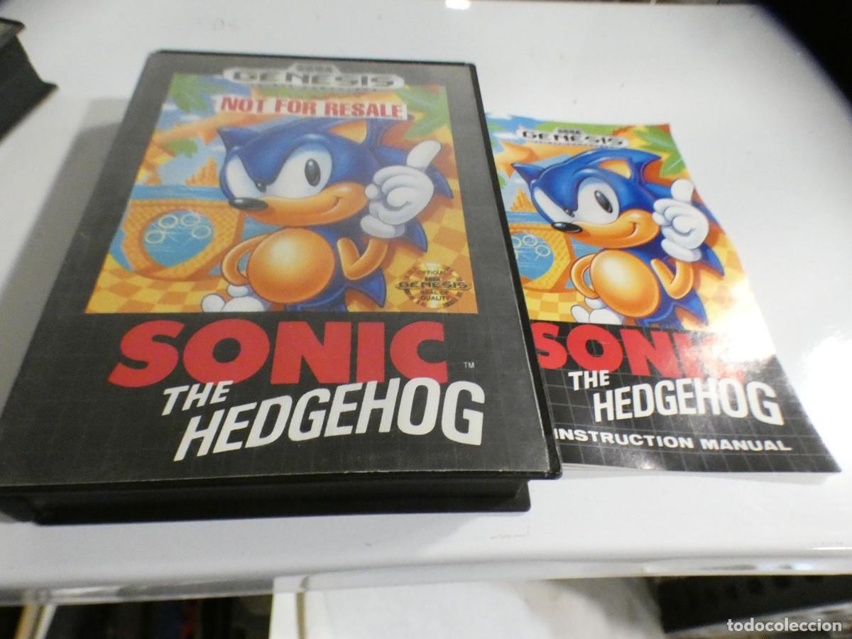 Videojuegos y Consolas: ARKANSAS1980 BOXX725 NO JUEGO, SOLO CAJA Y MANUAL SIN CARTUCHO MEGADRIVE SONIC