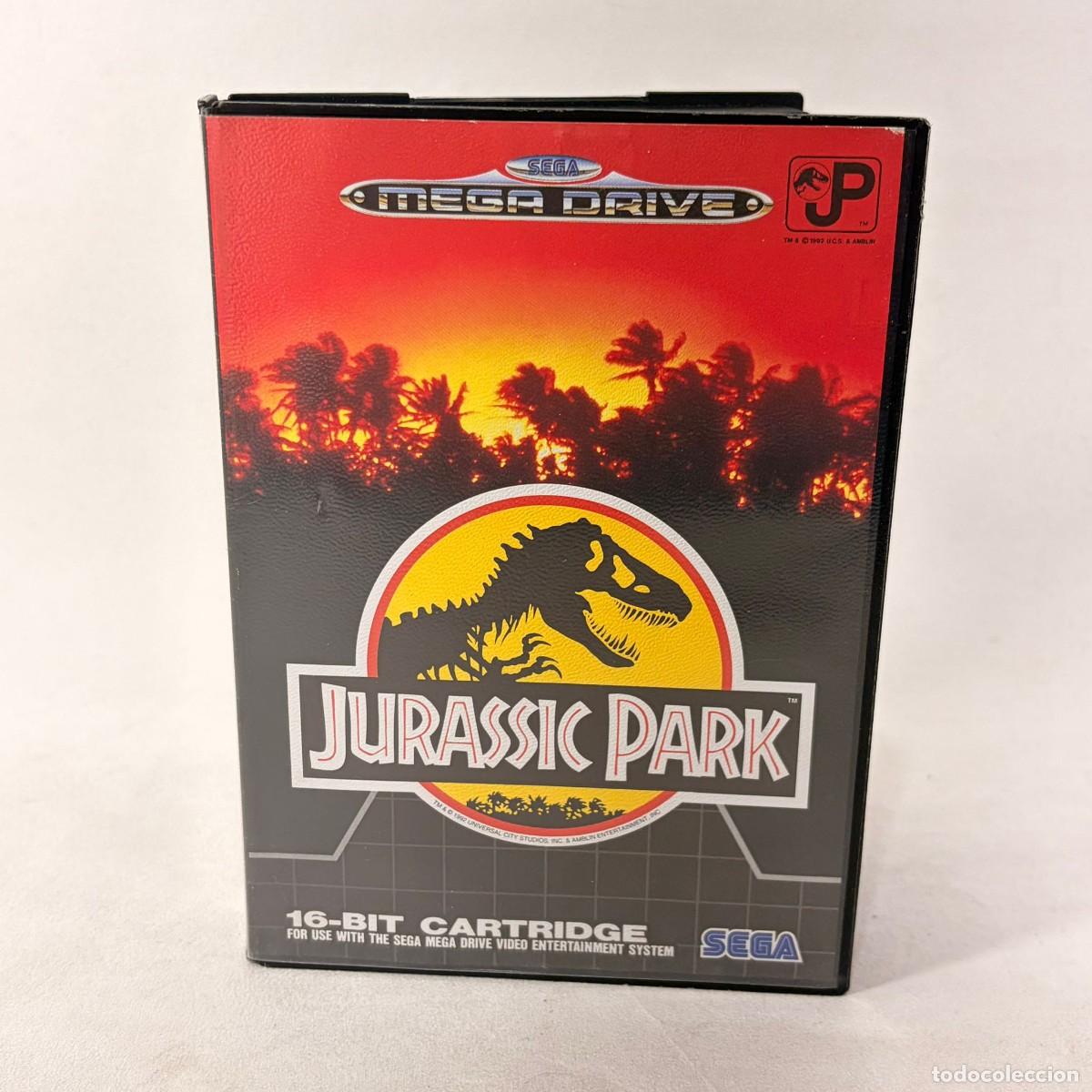 Videojogos e Consolas: VIDEOJUEGO SEGA MEGA DRIVE - JURASSIC PARK + CAJA + INSTRUCCIONES
